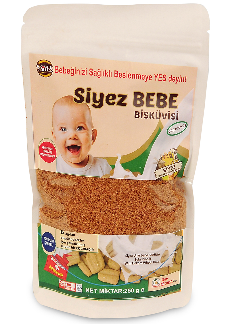 Öğütülmüş Bebe bisküvisi 250 gr 800-1128 Öğütülmüş Bebe Bisküvisi 250 Gr - Görsel 1